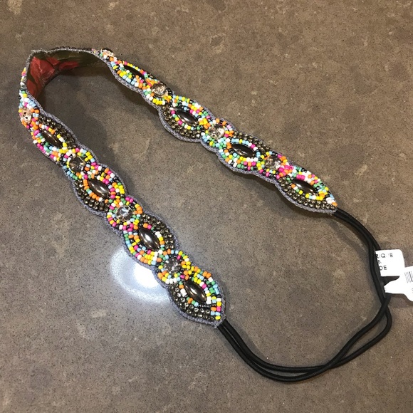 Free People Accessories - Free People Boho Beaded Headband